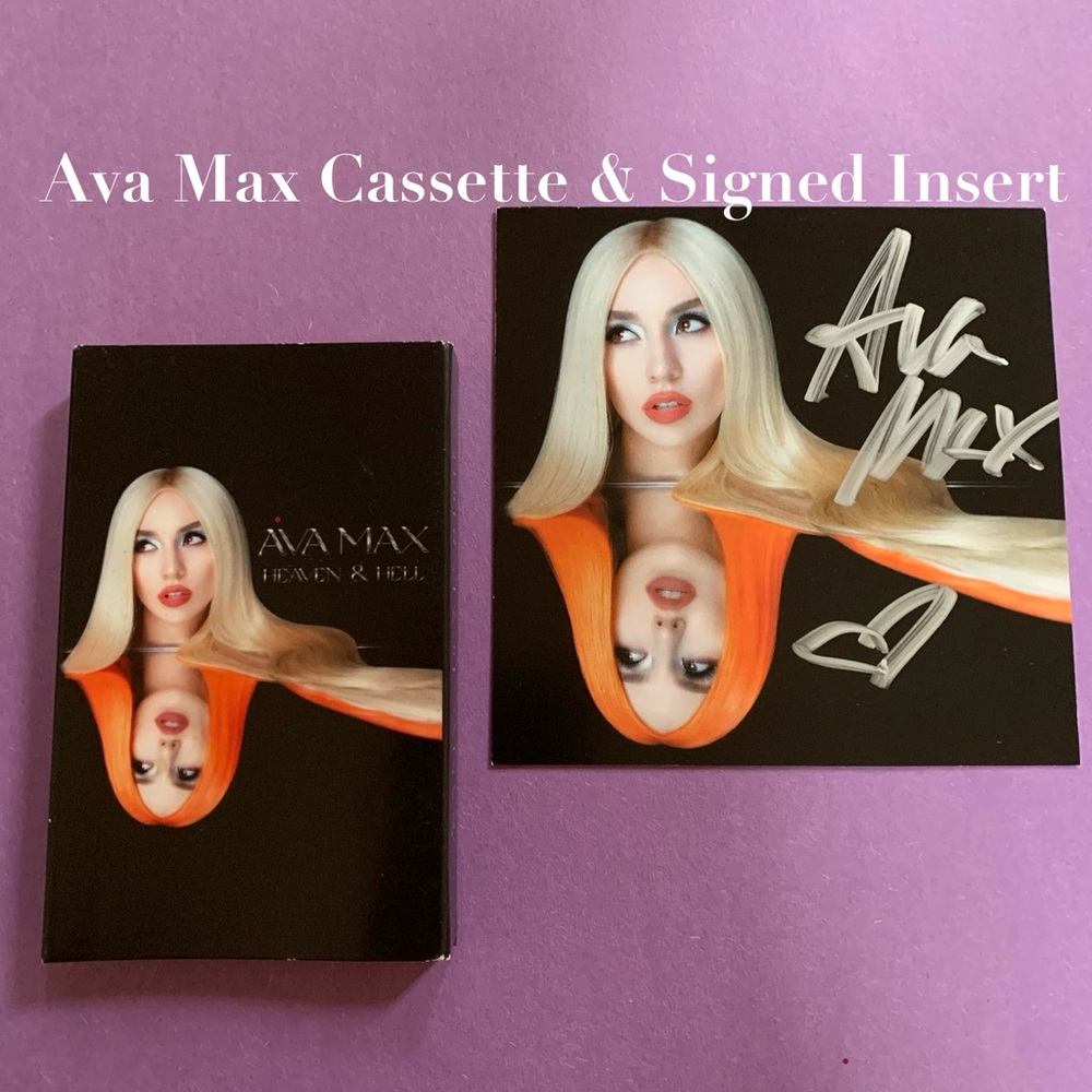 🖤Ava Max Cassette and Signed Insert
